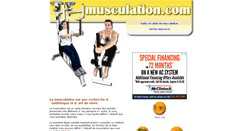 Desktop Screenshot of musculation.com
