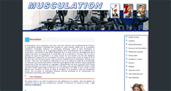 Desktop Screenshot of musculation.es